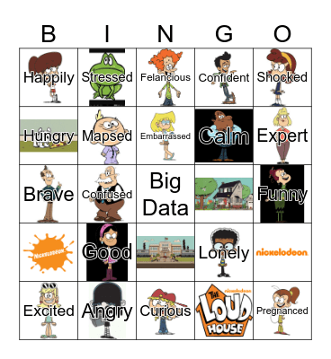 FEELINGS AND EMOTIONS Bingo Card