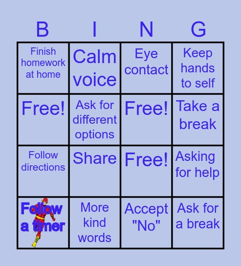 Jayjay's behavior bingo chart Bingo Card