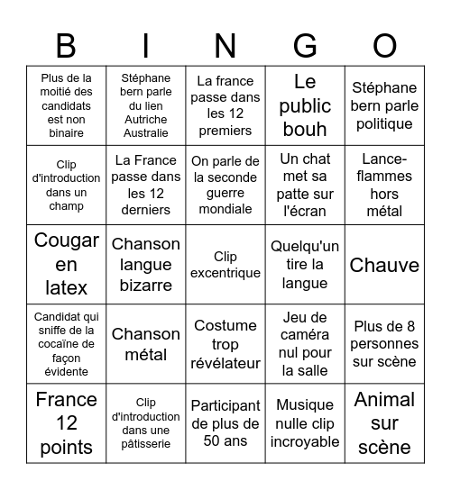 Pampavision Bingo Card