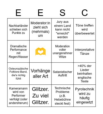 BINGOSC Bingo Card