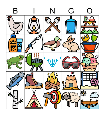Bingo estival Bingo Card