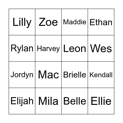 ¿Quién es? Clase de Mrs. Carlberg Bingo Card
