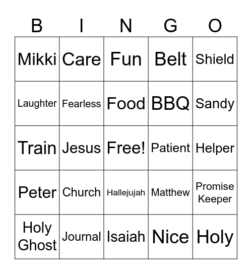 Birthday Bingo, Mikki,Sandy,Carol,Polly Bingo Card