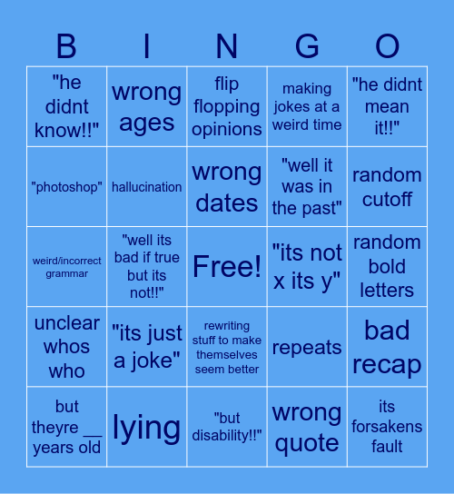 simon response ai bingo Card