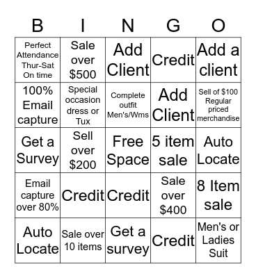 SUPERBOWL BINGO Card