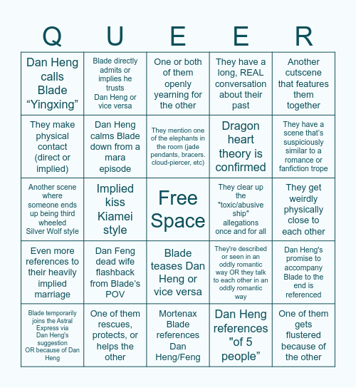 Renheng 4.x Bingo Card