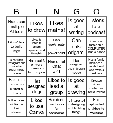 Enterprise Bingo Card