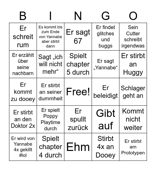 EhmUntitled Bingo Card