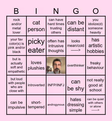 BLOOMER KINNIE BINGO! Bingo Card