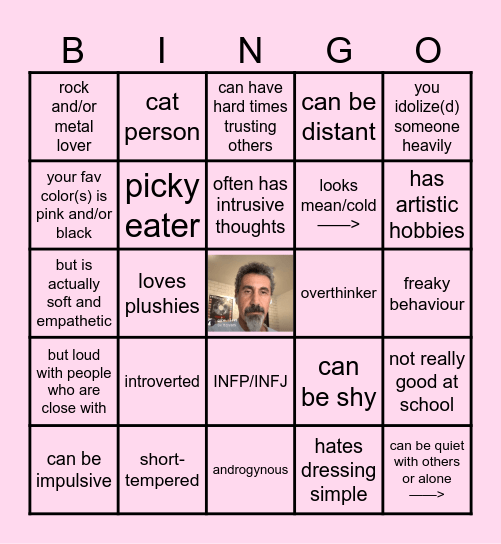 BLOOMER KINNIE BINGO! Bingo Card