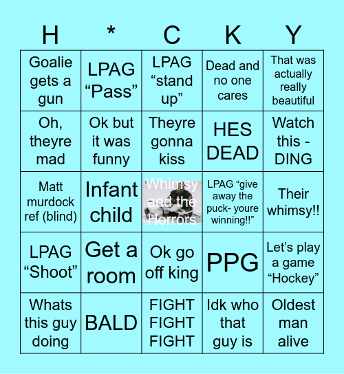 MES PRONOUNS? GO / HABS / GO Bingo Card