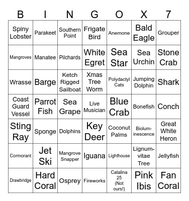 Keys Bingo :) Bingo Card