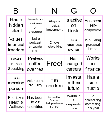 Hunan Bingo - WINGS Edition Bingo Card