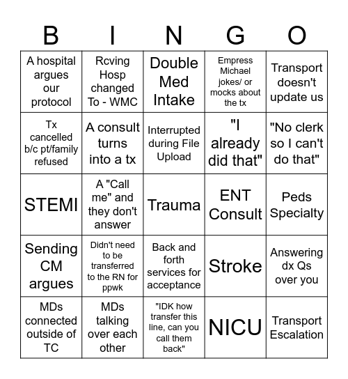 It's Fine! BINGO - Multiple can be from same 1 call Bingo Card