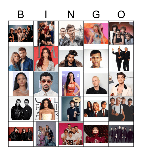 Muziekbingo - De Verraders Bingo Card