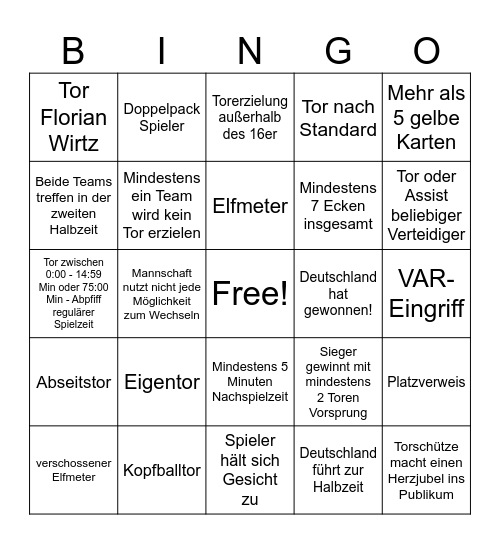 WM-Bingo Card