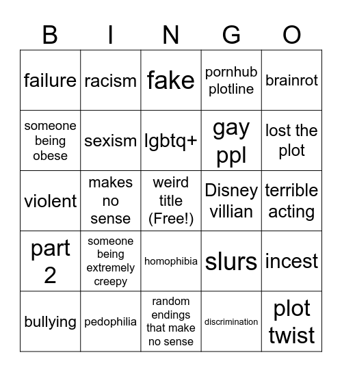 Tomorrow's teachings bingo Card