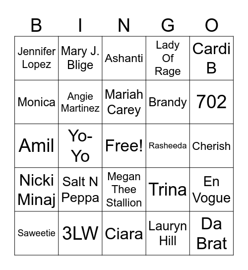 5/18/26 Bingo Card