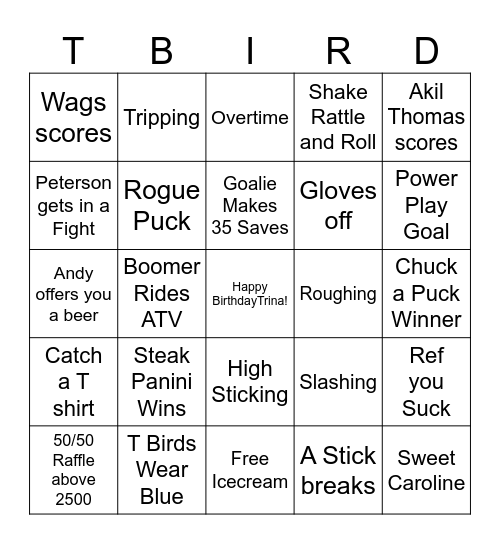Round 3 Game 4 Bingo Card