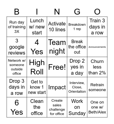 L E A D E R S H I P Bingo Card