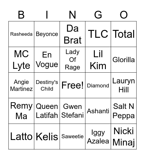 5/18/26 Bingo Card