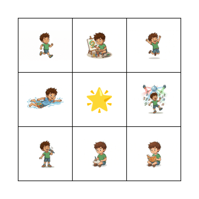 Activity verbs :) Bingo Card