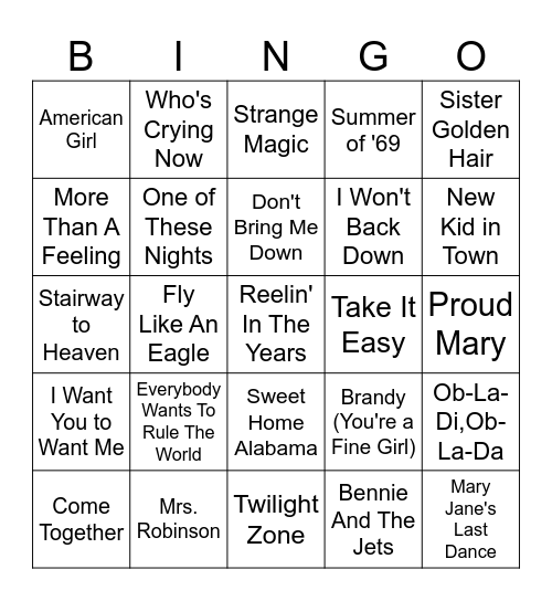 Memorial Day Weekend Cookout Bingo Card
