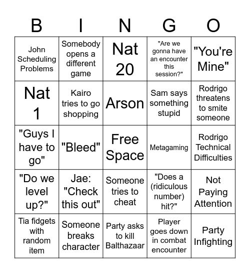 Soypaign Bingo Card