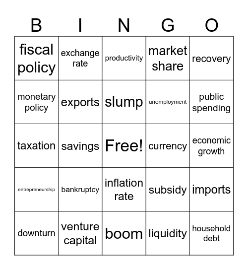 Karel Business Bingo 2 Bingo Card
