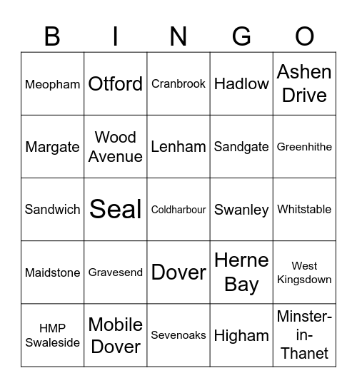 Library Bingo Card