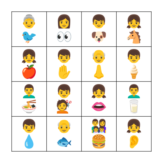 的 Bingo Card