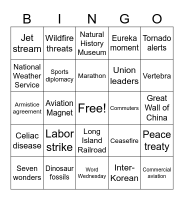 CNN 10 5/19/26 Bingo Card