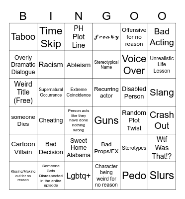 Tomorrows Teachings Bingo Card