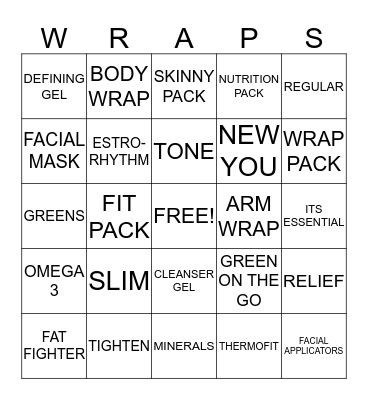 It Works Bingo!  Bingo Card