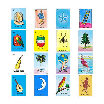 Loteria Bingo Card