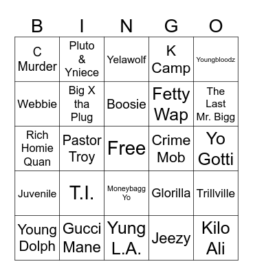 SPACE! Bingo Card