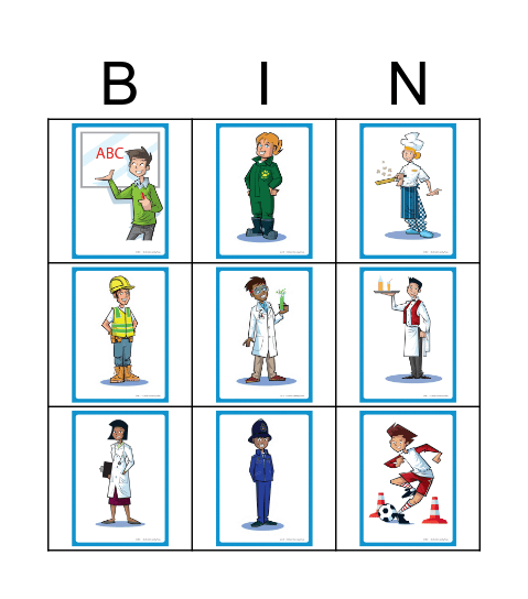 JOBS Bingo Card