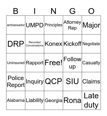 Reaching Our New Peak Bingo Card