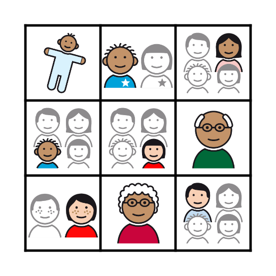 Family Bingo Card