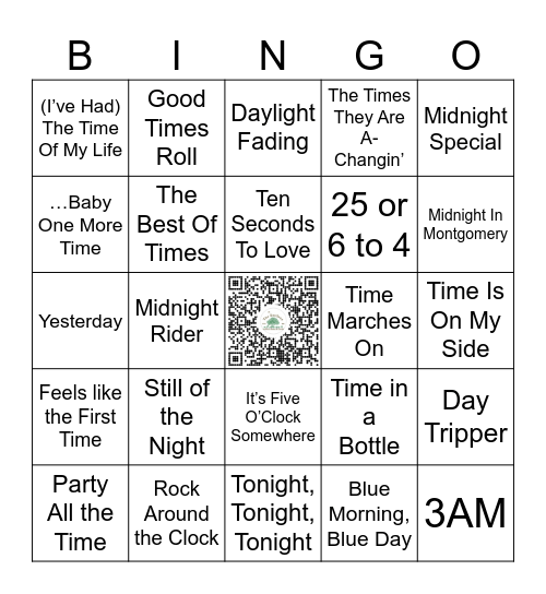 Round One Bingo Card