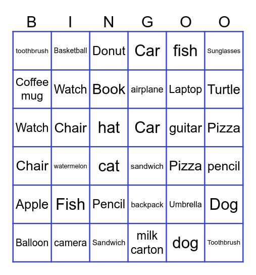 Slapzi Bingo Card