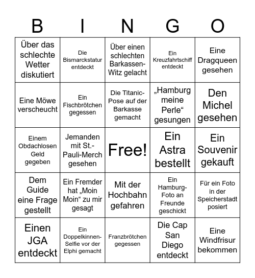 Familientreffen Bingo Card