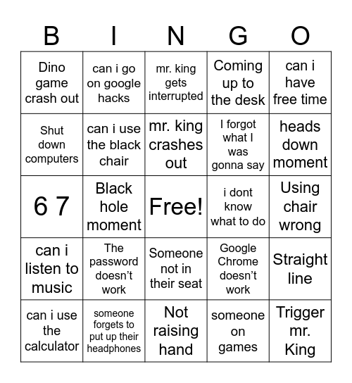 FILM BINGO Card