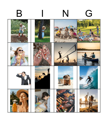 SUMMER Bingo Card