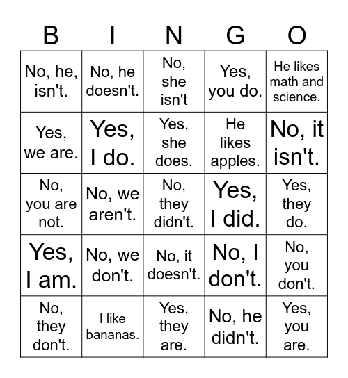 Come Here, DK! Bingo Card
