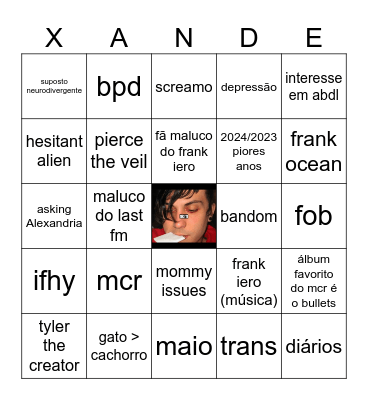 xande bingo Card