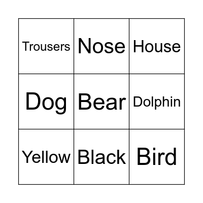 French Revision Bingo Card