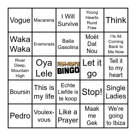 Ronde 2 Bingo Card