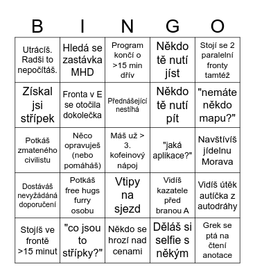 Animefest 2026 Bingo Card
