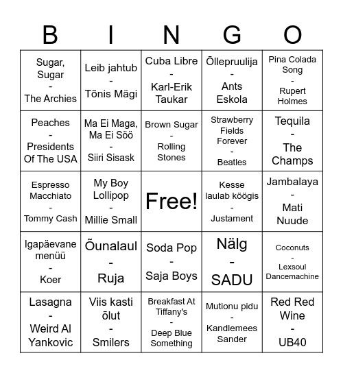 Artiumi musabingo vol.16 Bingo Card